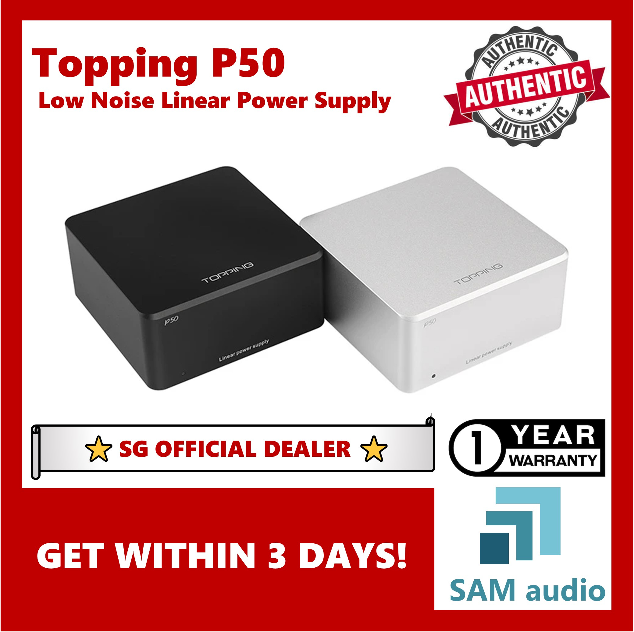[?SG] TOPPING P50 Low Noise Linear Power Supply